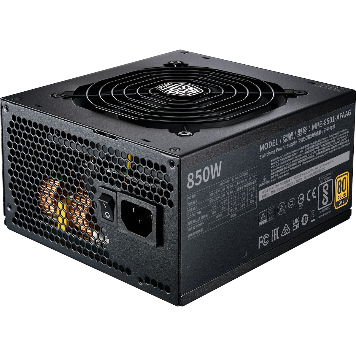 Cooler Master MWE Gold V2 ATX 3.1 850W strømforsyning