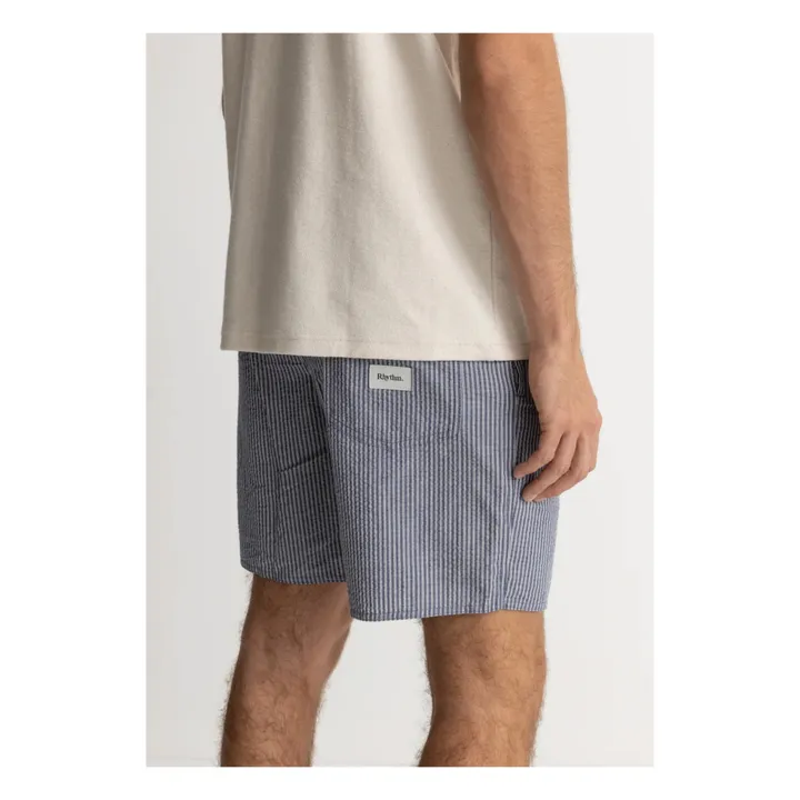 Rhythm Short Seersucker Stripe | Ecru