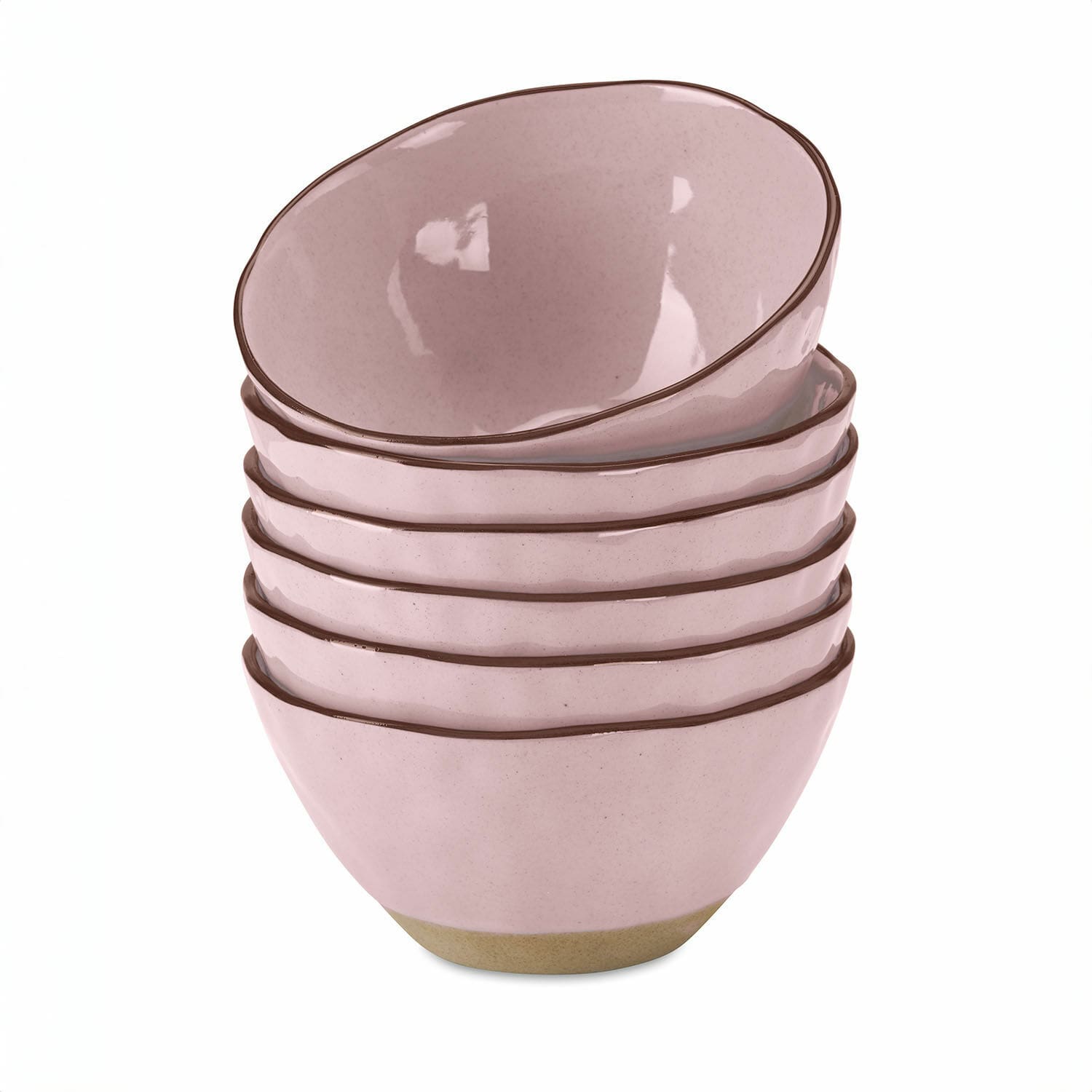 Schüssel 6er Set Biarré rosa