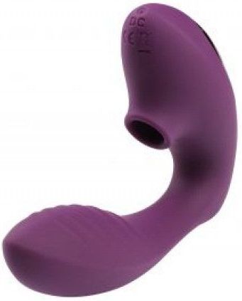 Didi - Double Orgasm - Partner & Luchtdruk Vibrator - Paars