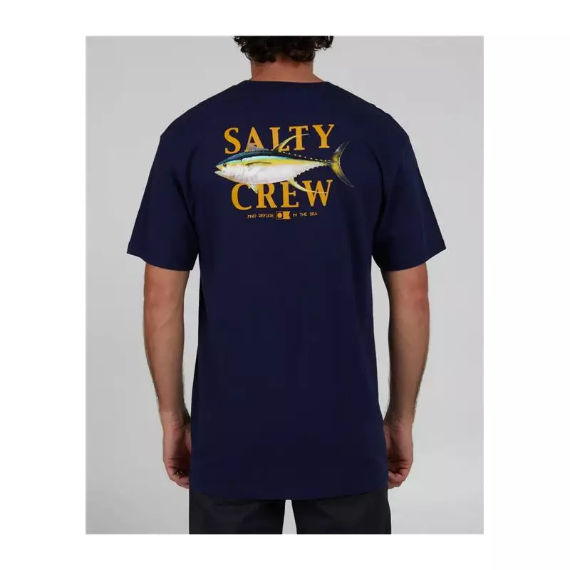 Tee shirt SALTY CREW Yellowfin Classic S/S Tee Navy