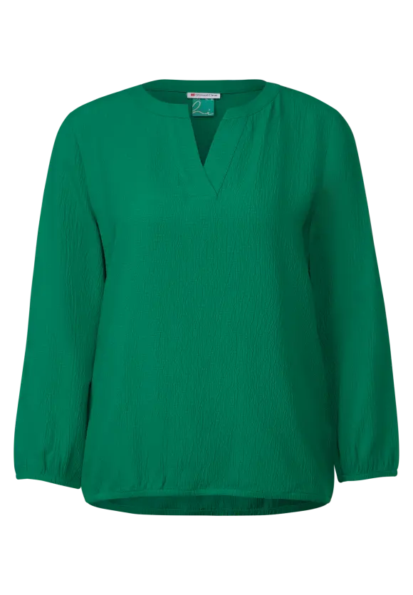 Tunikabluse mit Struktur - fresh spring green