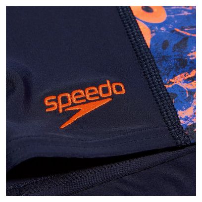 Maillot de Bain Speedo Enfant Jammer Allover Panel bleu marine/bleu