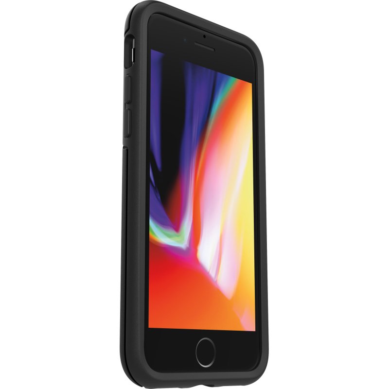 OtterBox Symmetry Series pour Apple iPhone SE (2nd gen)/8/7, noir
