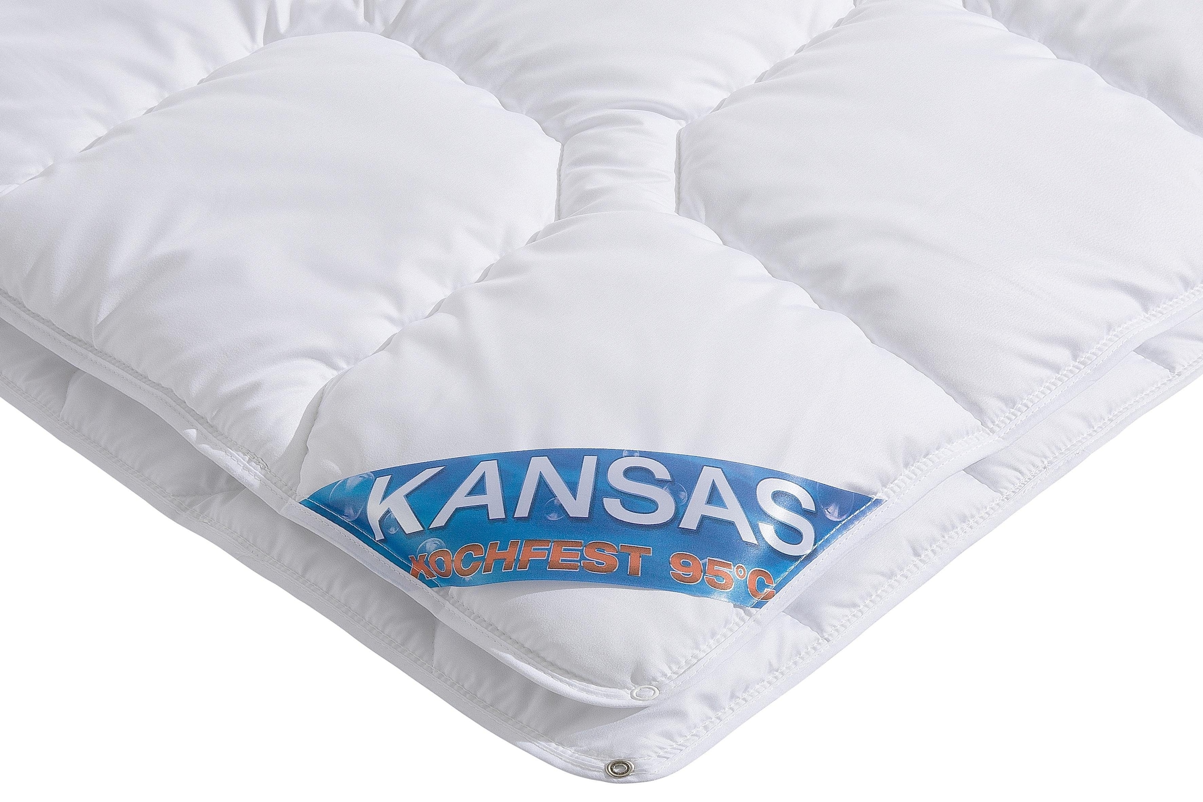 fan Microfaserbettdecke »Kansas« 4-Jahreszeiten 1 Stk. tlg. Bettdecke in 135x200 oder 155x220 cm, Wärmeklasse 4-Jahreszeiten
