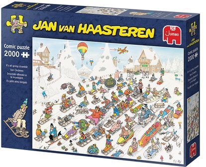 Jan van Haasteren - Van Onderen - Legpuzzel - 2000 stukjes - Geïllustreerd