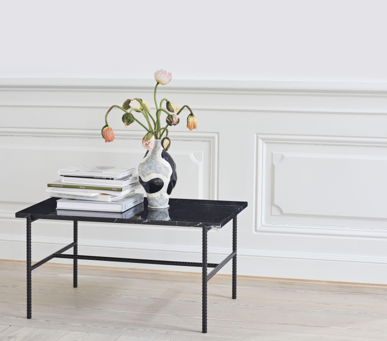Hay Rebar Marble salontafel 80x49