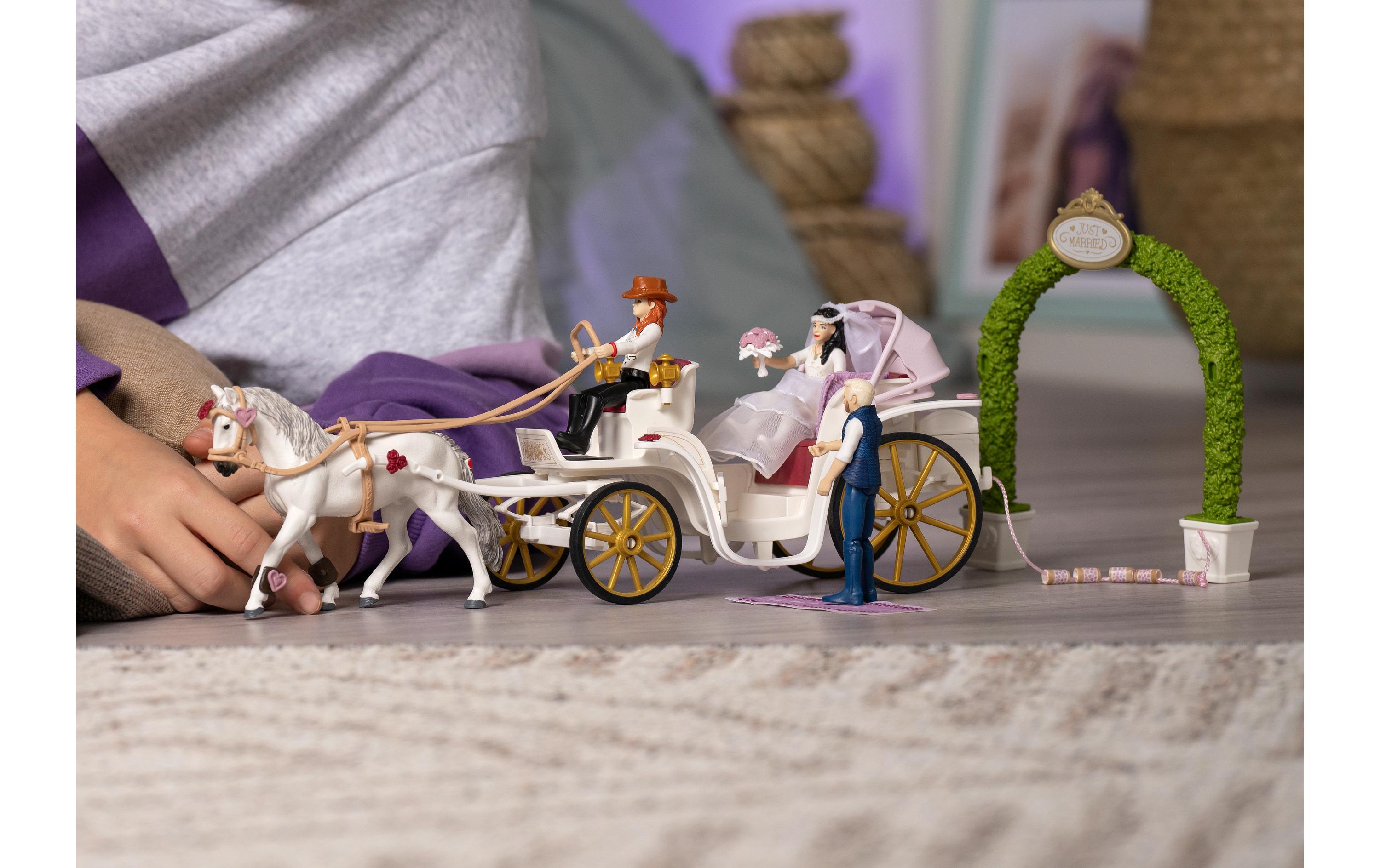 Spielfigurenset Horse Club HochzeitskutscheRomantisches Pferde-Spielset