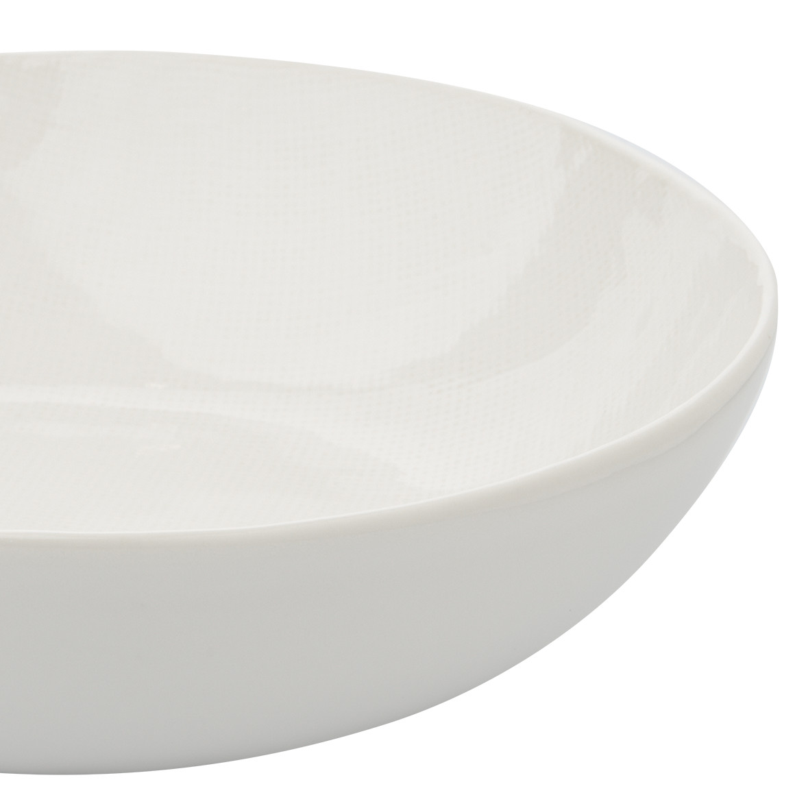 My Home Suppenteller mit dezenter Struktur weiss