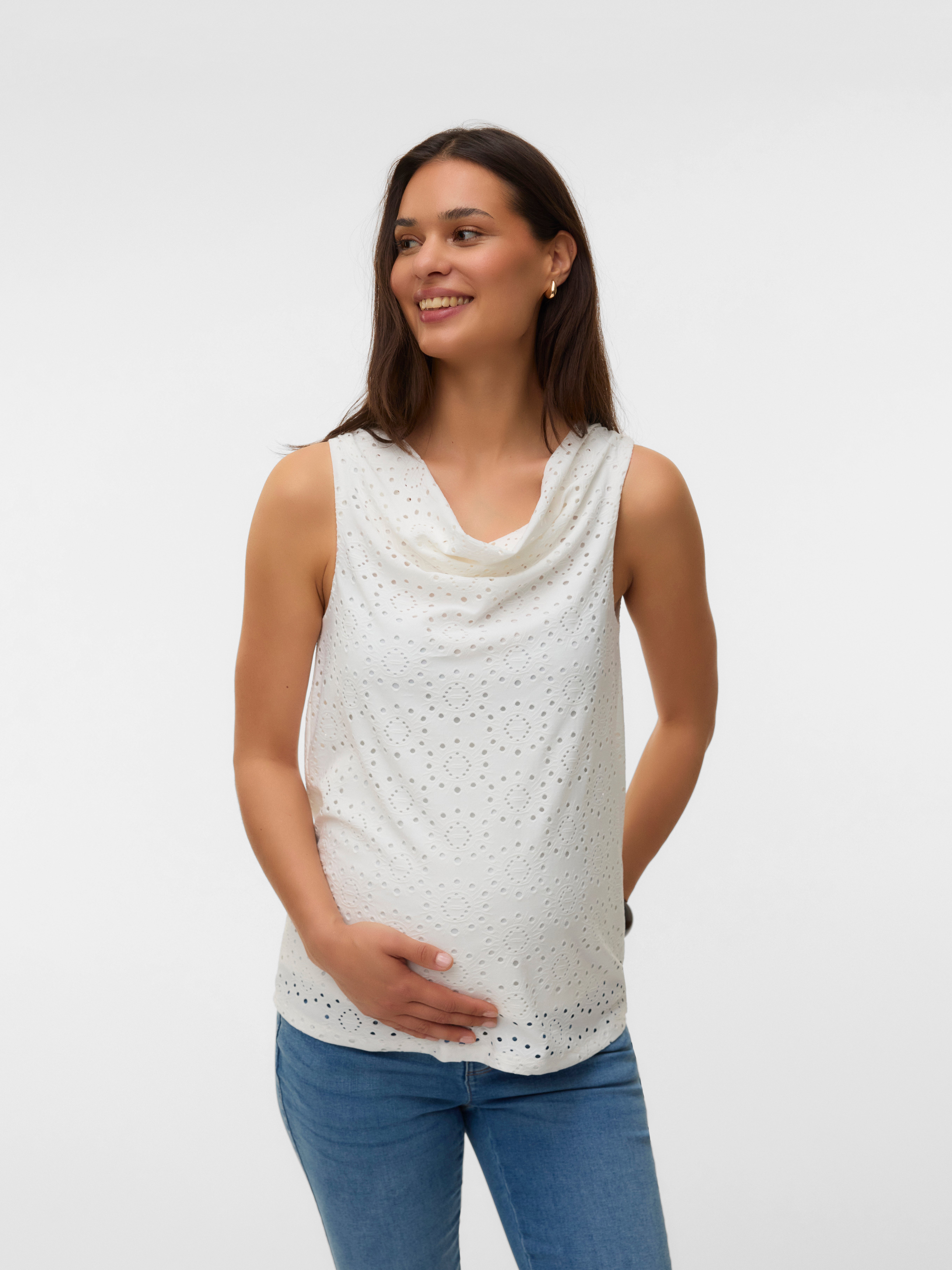 Slim fit U-Hals Top