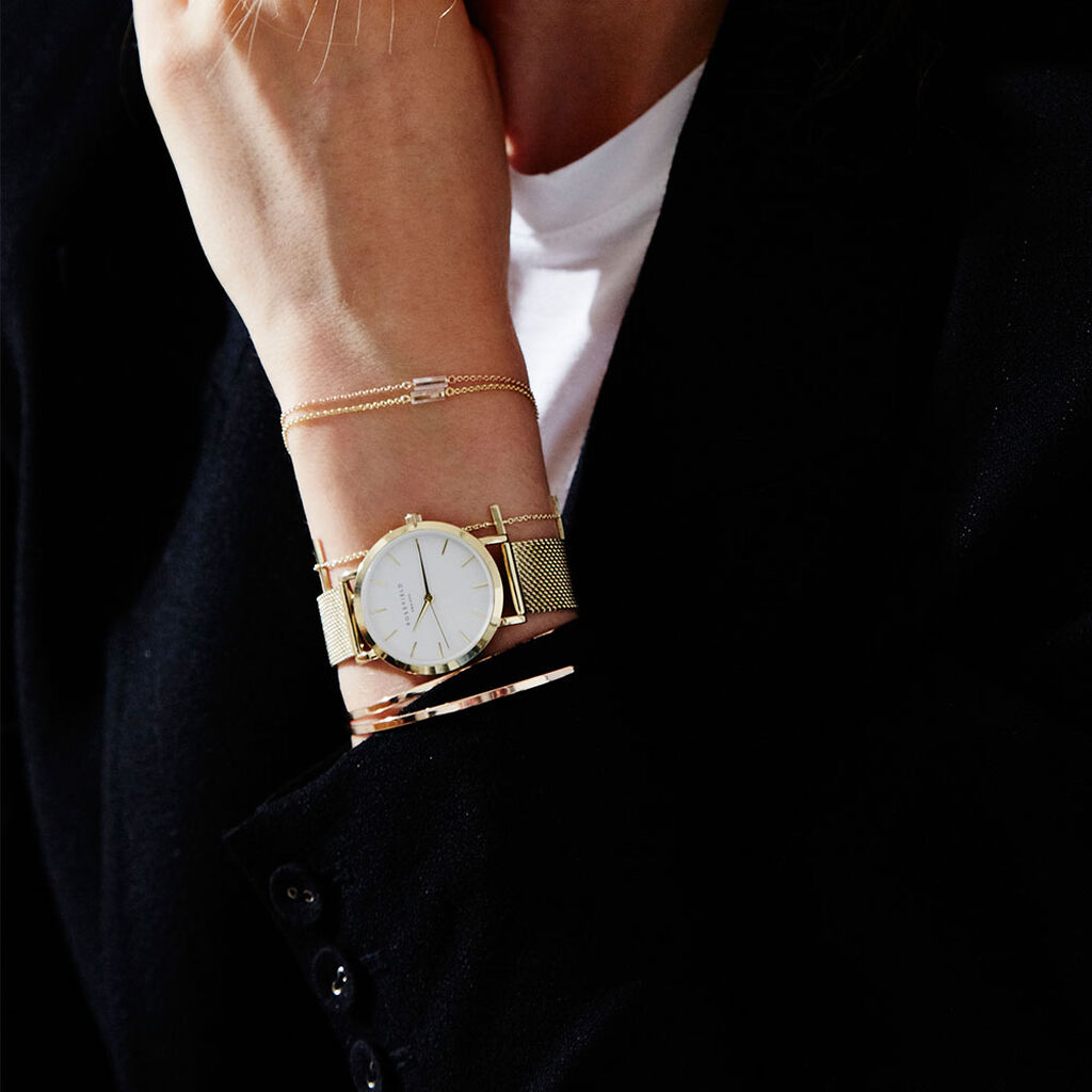 Montre Rosefield The Tribeca Blanc
