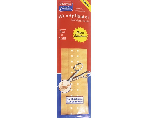Wondpleister Gothaplast Standard Textiel, 1 mx 6 cm