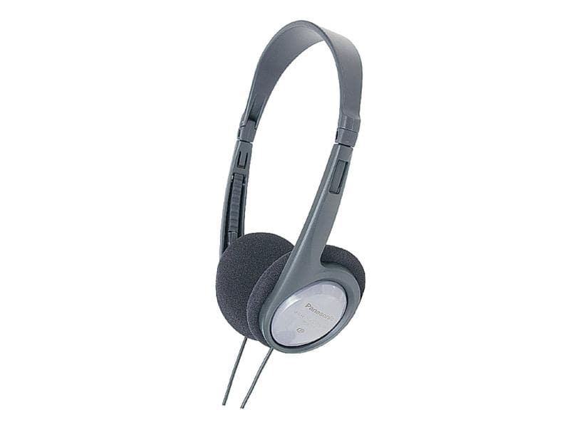 Panasonic On-Ear-Kopfhörer RP-HT090 Silber; Grau; Schwarz Kopfhörer mit leichtem Kopfbügel