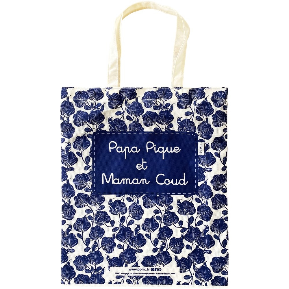 Grand Sac Cadeaux - 39 X 46 Cm Oiseaux Bleu
