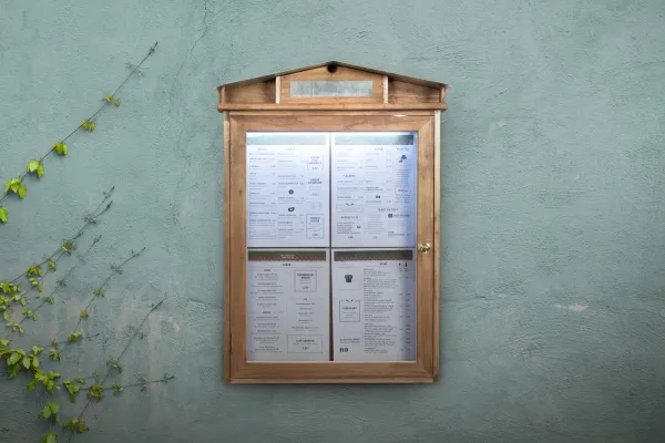 Securit® RUSTIC informationsdisplay