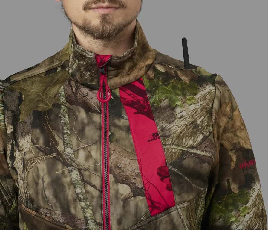 Härkila Men's Moose Hunter 2.0 Fleece Jacket Mossy Oak Break-Up Country/Mossy Oak Red