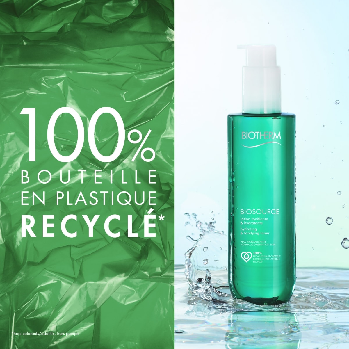 Biotherm Biosource Lotion Tonifiante et Hydratante Anti-pollution 24 H Peaux Normales à Mixtes