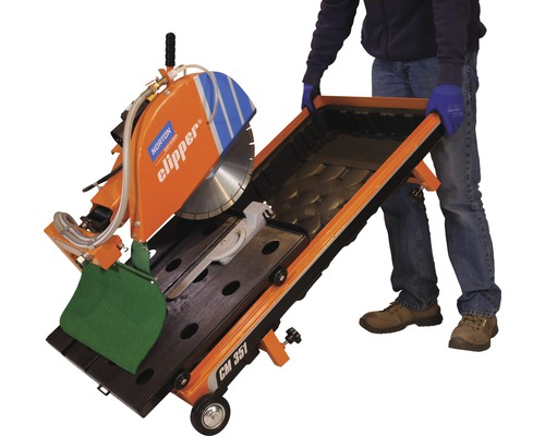 Norton Clipper steenzaagmachine CM351 Uno incl. diamantschijf Pro Universal Laser Ø350x25,4 mm