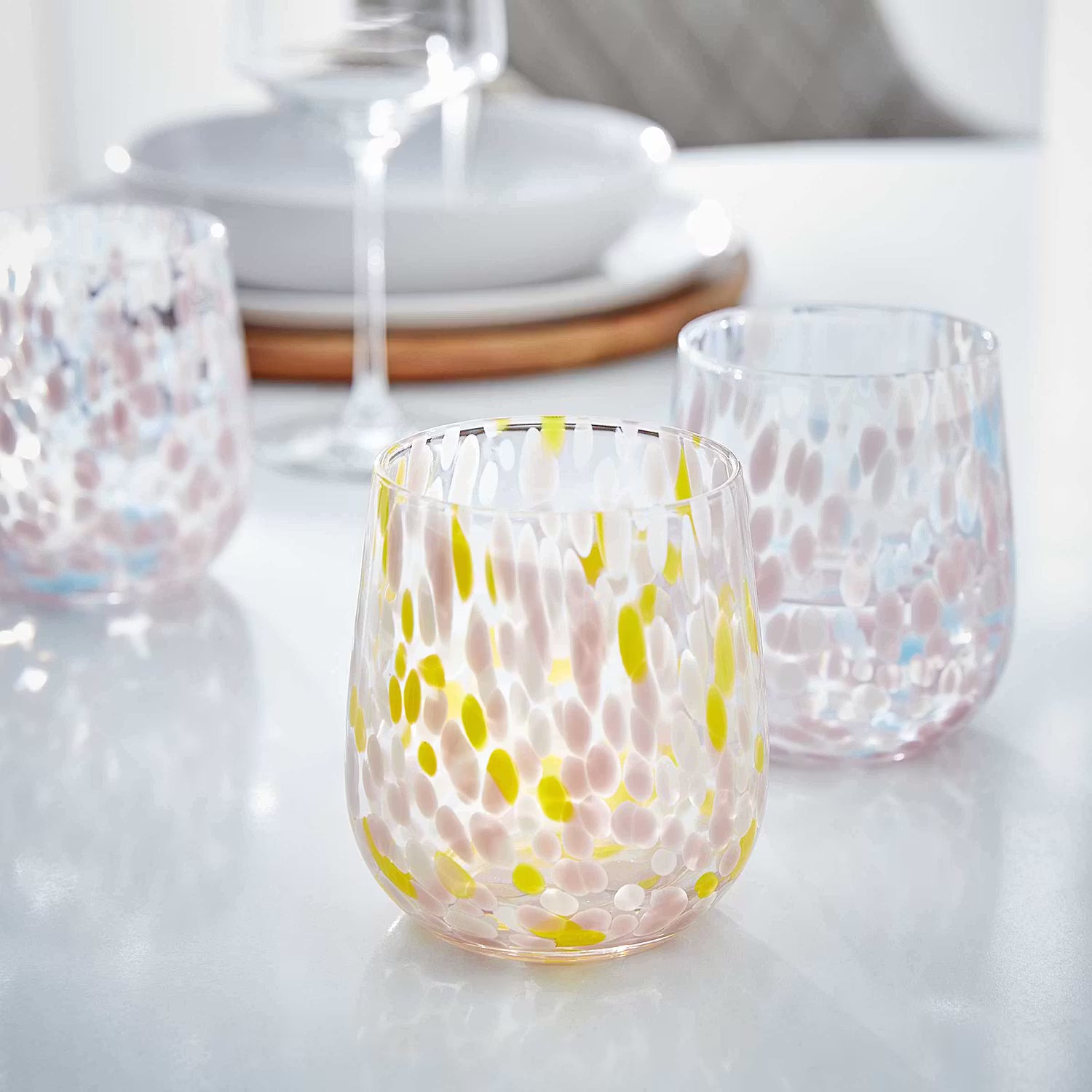CONFETTI Trinkglas 6er-Set