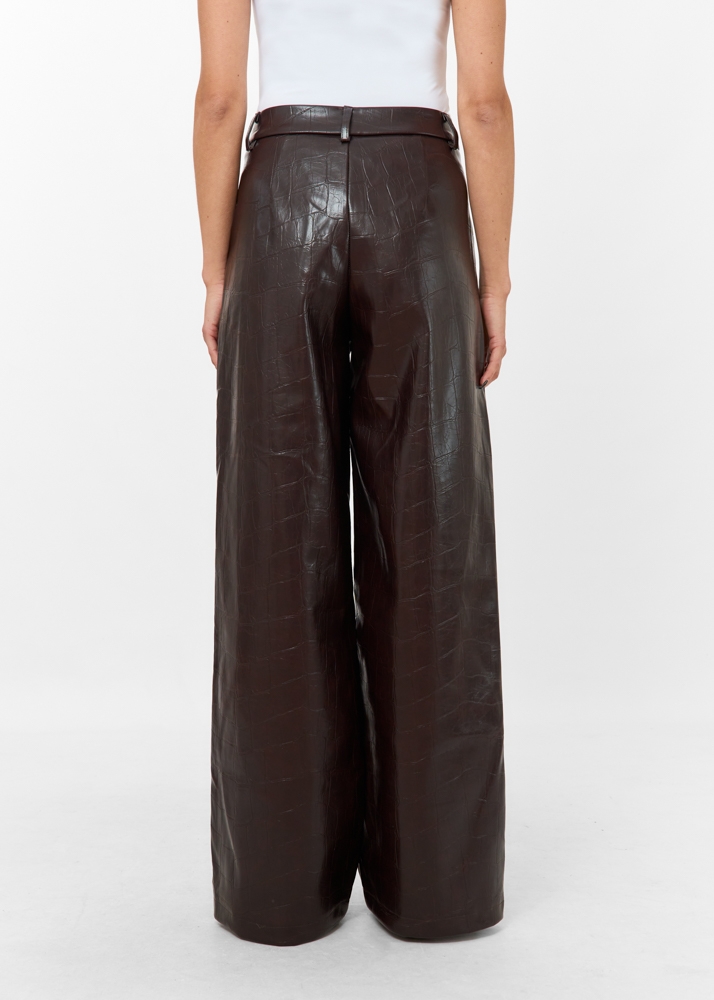 Jolie broek choco bruin