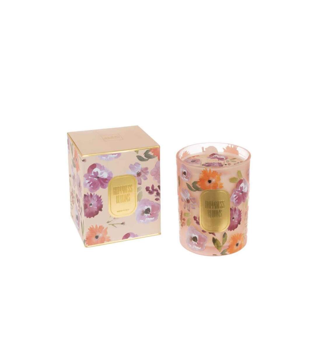 Paris Prix - Bougie Parfumée happiness Blooms 12cm Rainbow Reef