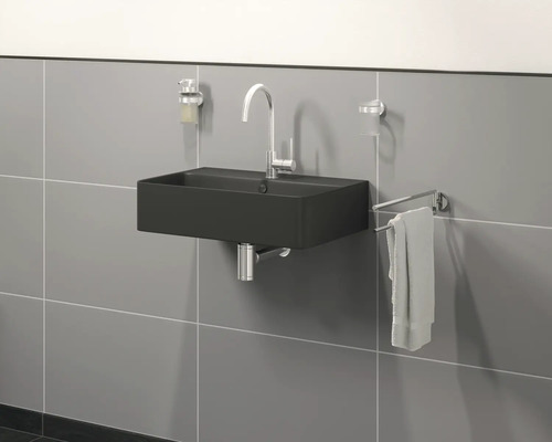 form&style BARBUDA wastafel 55 cm mat zwart