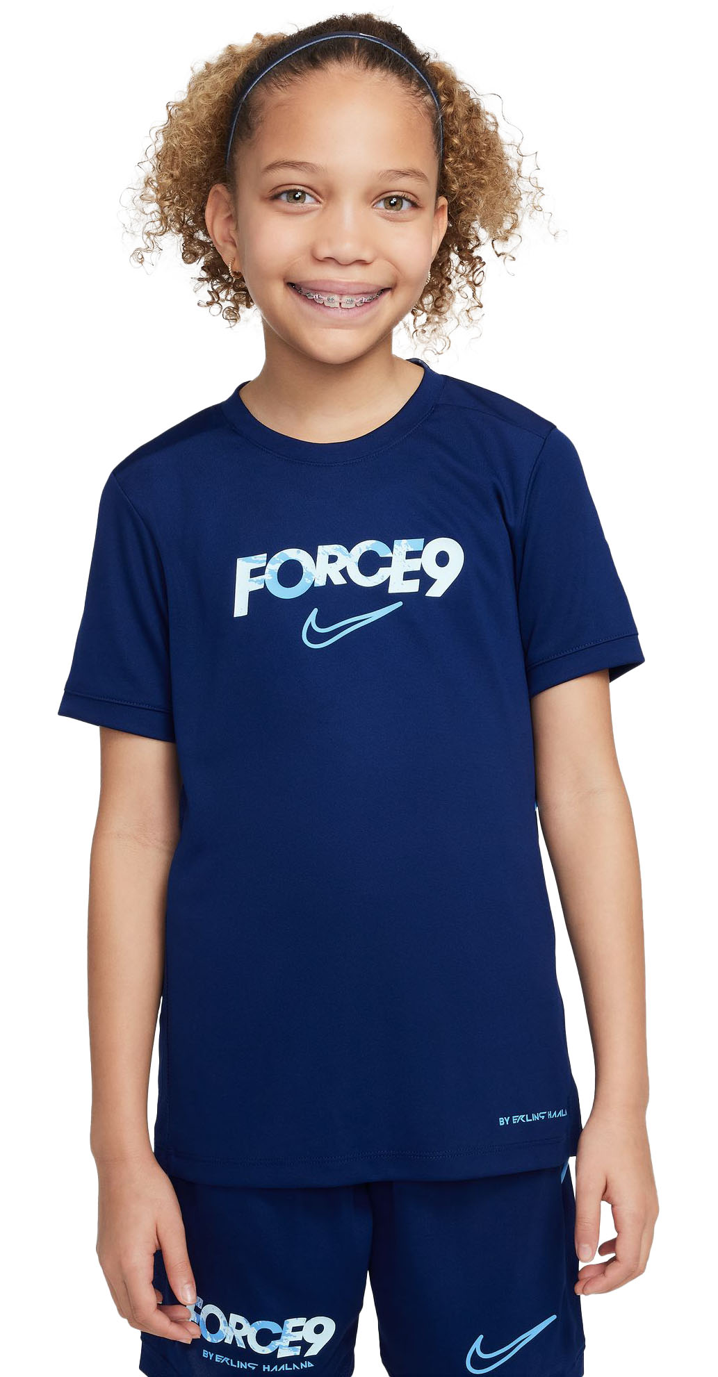 Erling Haaland Academy Dri-FIT Top Junior 492/Blue Void/Blue Void/University Blue