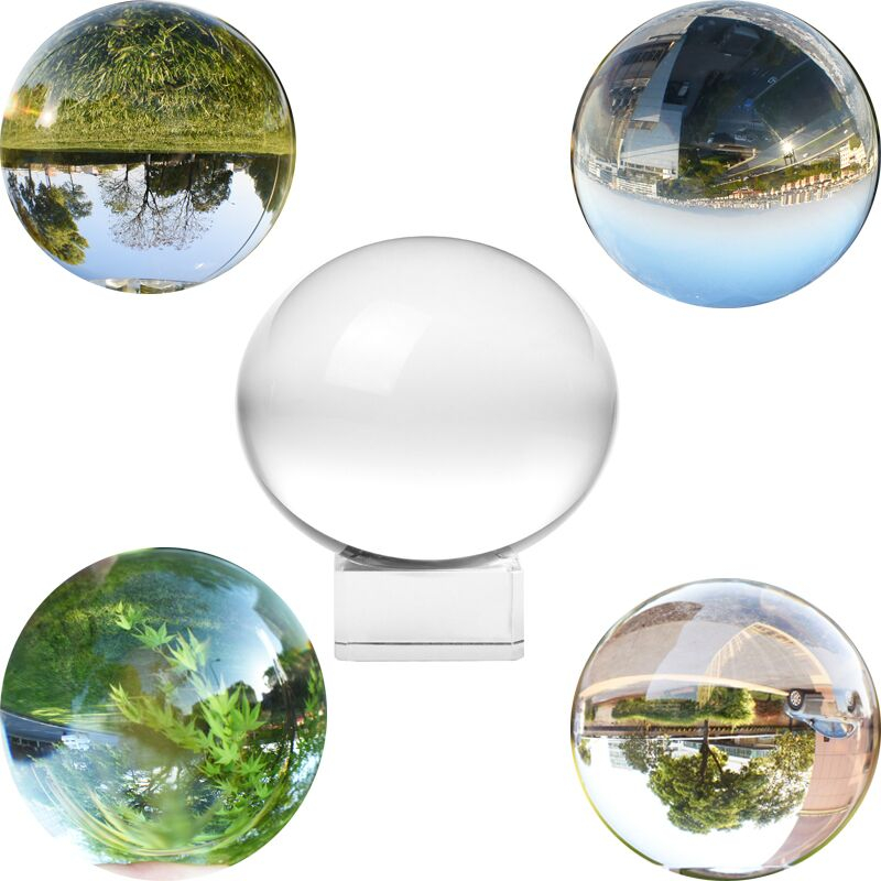 (Ø5cm) Kristall Fotografie K9 Glas Kugel mit Glasständer