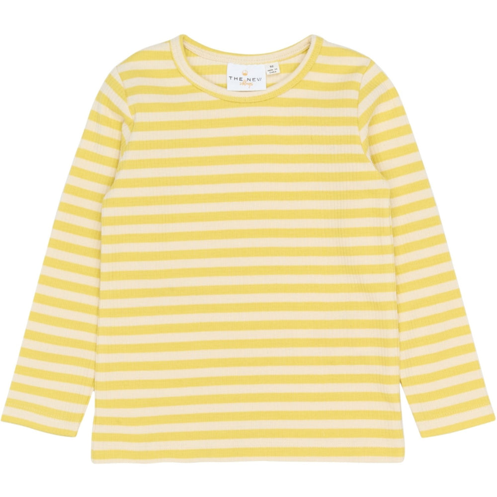 Køb THE NEW Siblings Dusky Citron Striped Tnstfro L_S Rib Tee