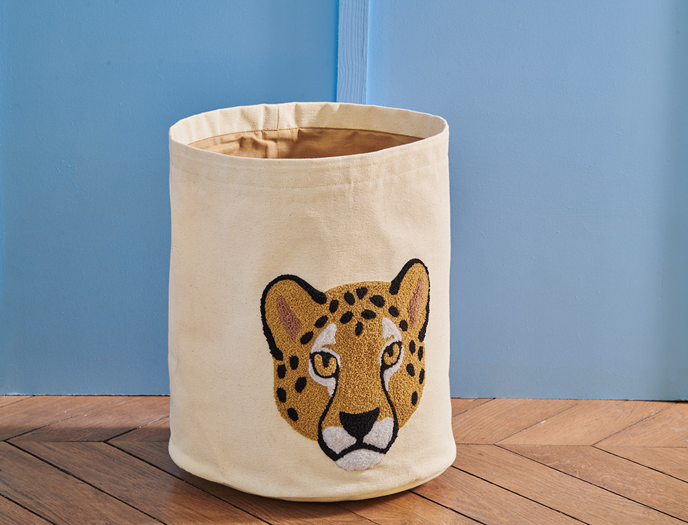 Panier de rangement-Savane animée