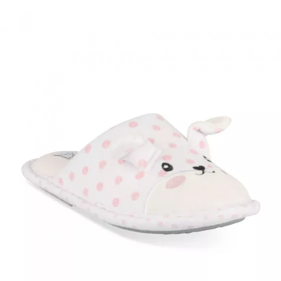Chaussons chien BLANC LOVELY SKULL