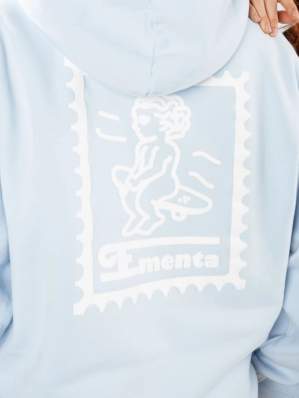 Ementa SB Ikon Stamp Embossed Hoodie sky blue