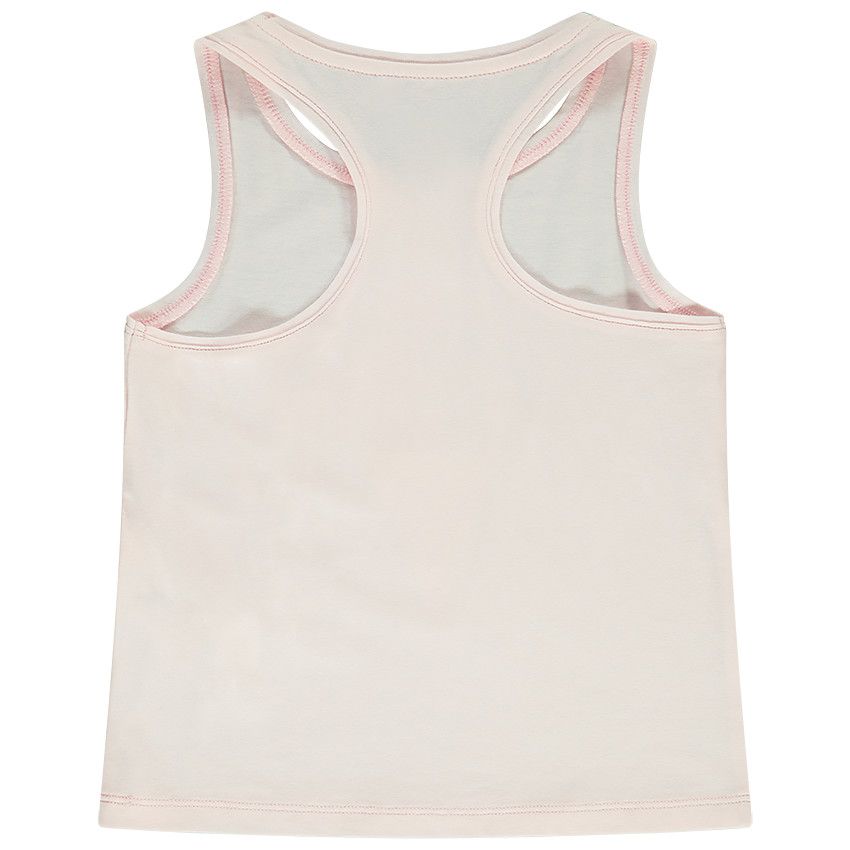 Débardeur en jersey avec print fantaisie pour fille - Rose