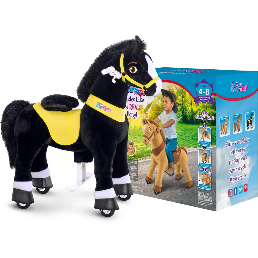 PonyCycle® Black Horse - klein