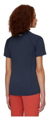 T-Shirt Femme Mammut Selun FL Logo Bleu