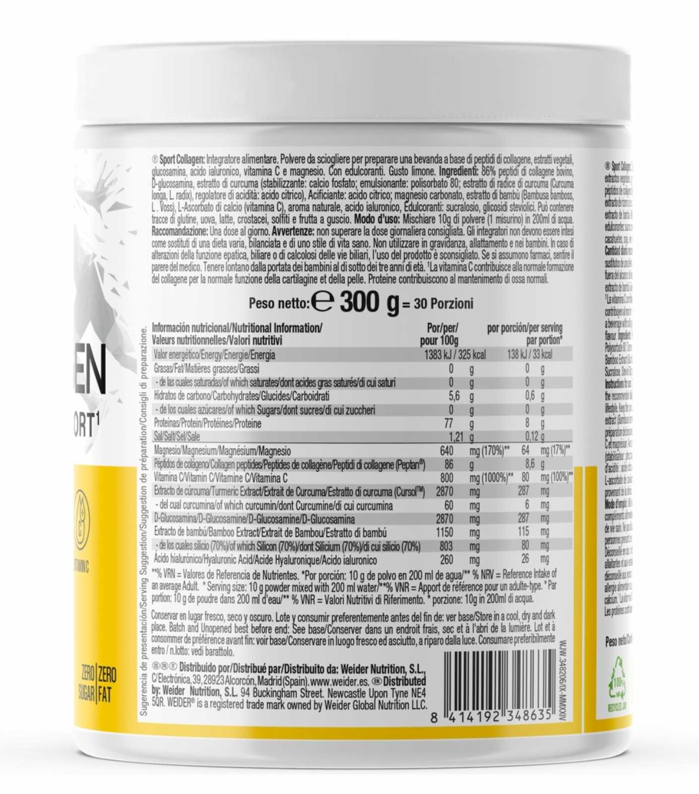 Colágeno articular Weider 300g