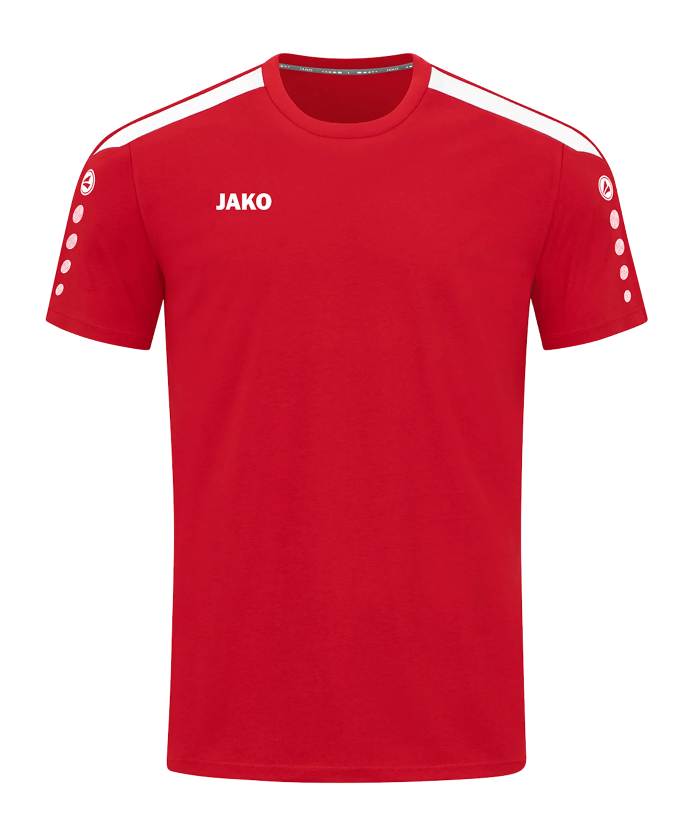 JAKO Power T-Shirt Kids Rot Weiss F100