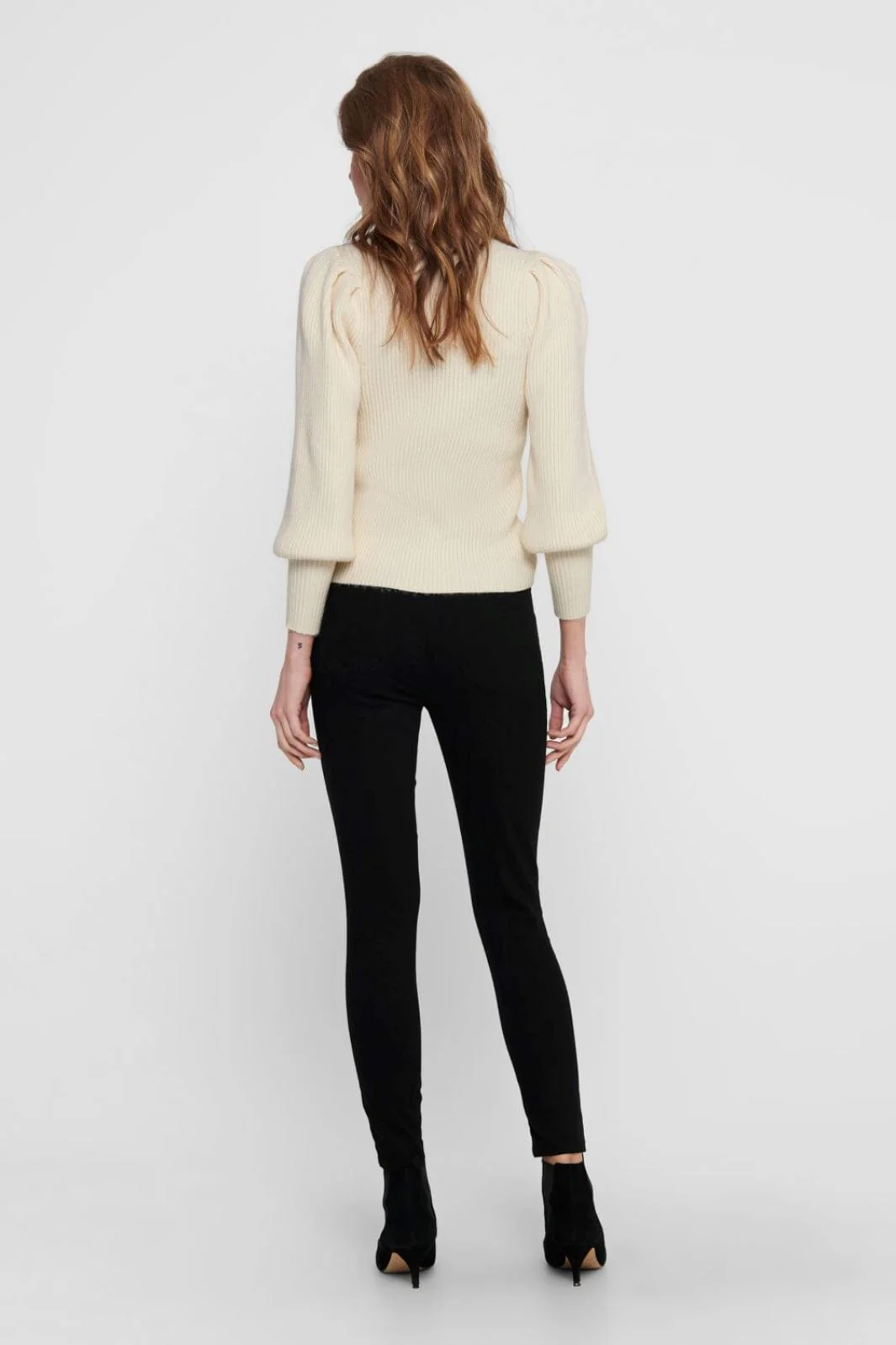 Only Onlkatia L/S Highneck Pullover Knt 3645021 whitecap gray w melange
