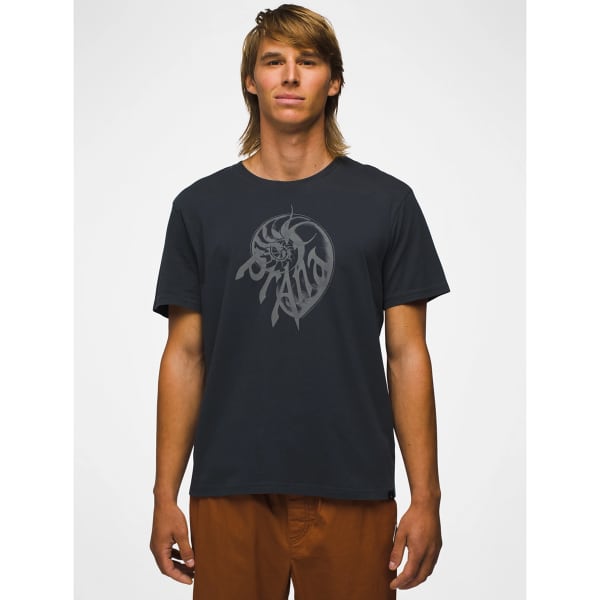 T-shirt PRANA HERITAGE GRAPHIC SS TEE STORMY NIGHT