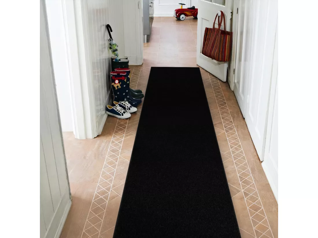 Tapis de couloir TRENDY 159 noir 50x350 cm