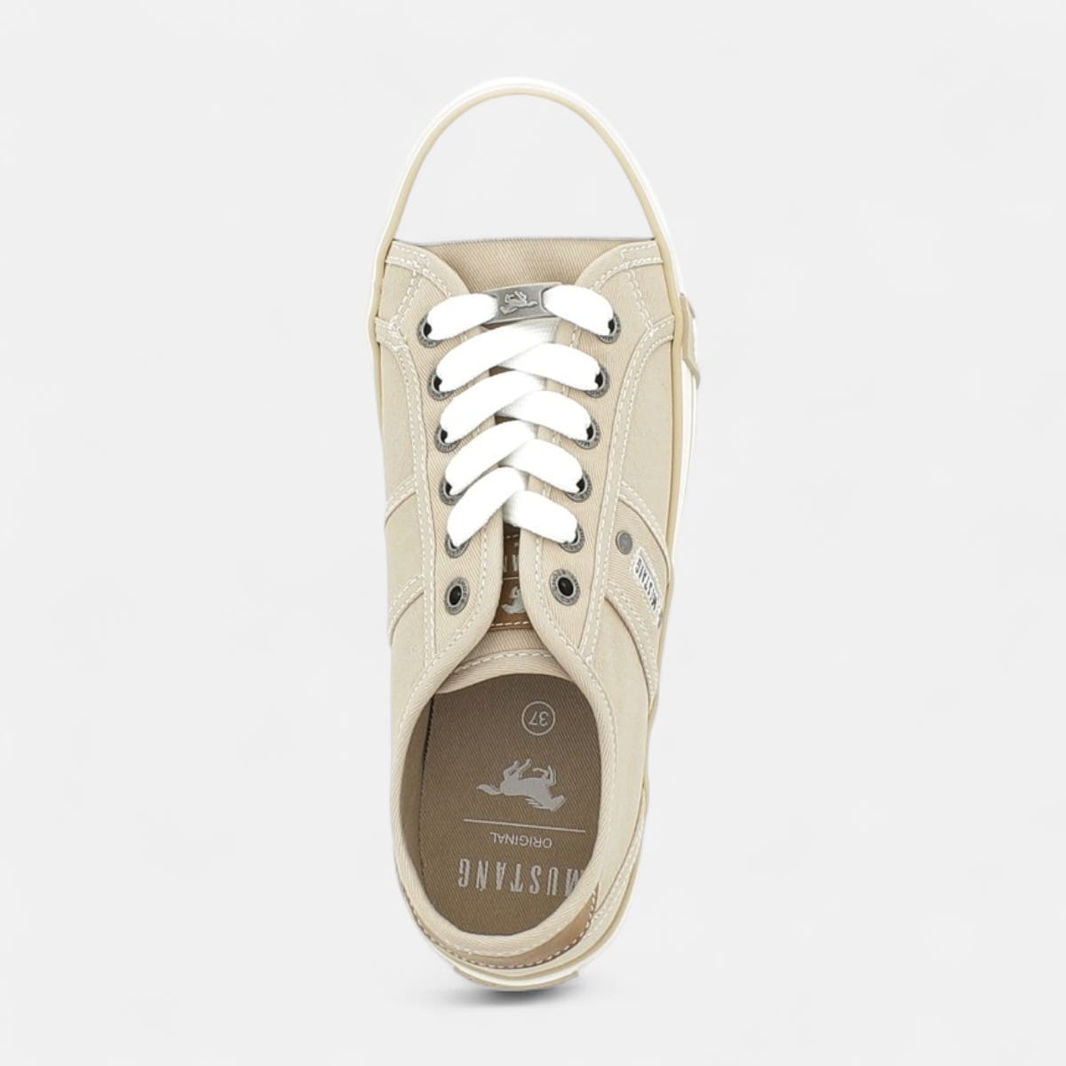 Baskets en toile Femme beige