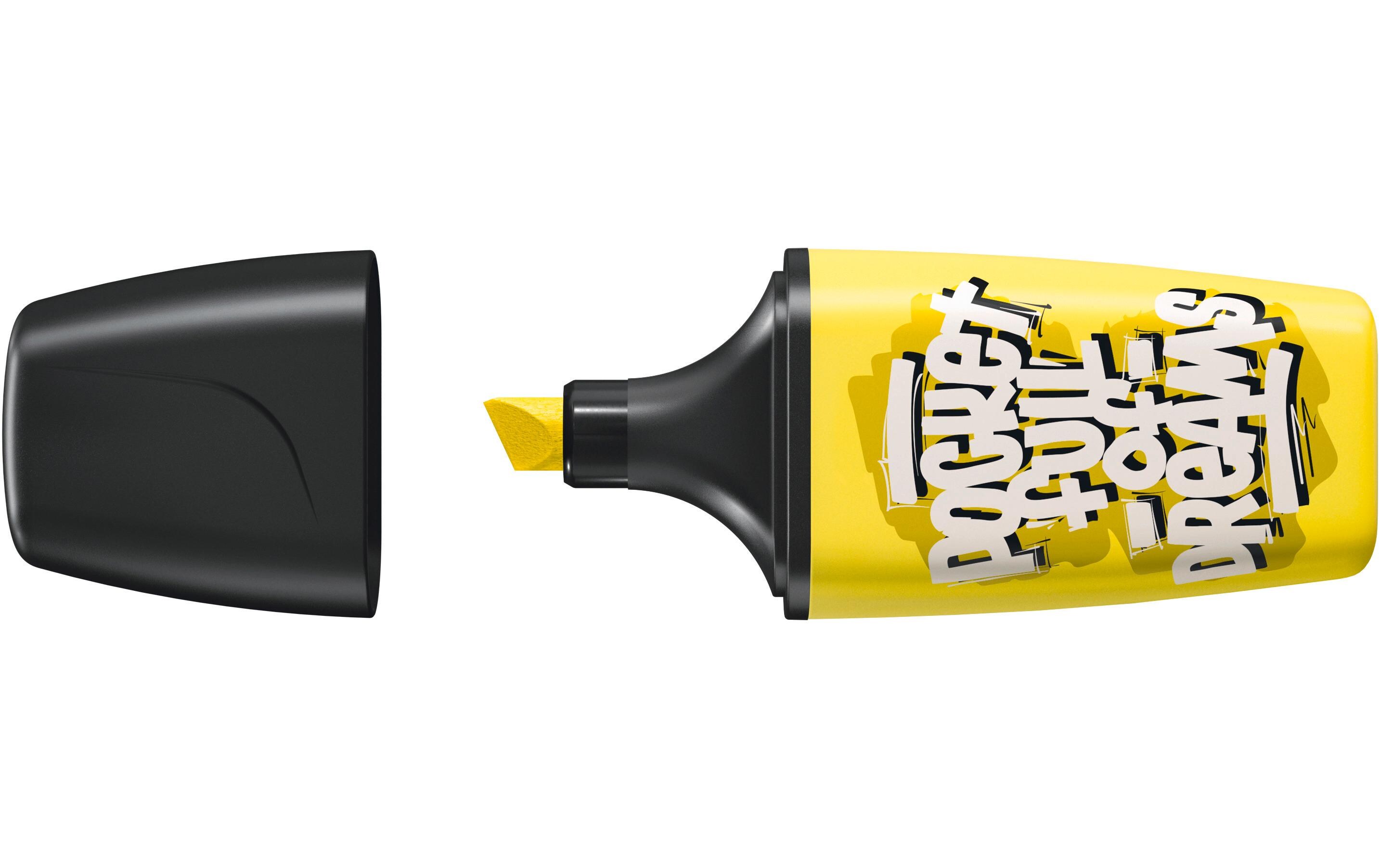 Textmarker Boss Mini Snooze GelbMarker für professionelles Arbeiten