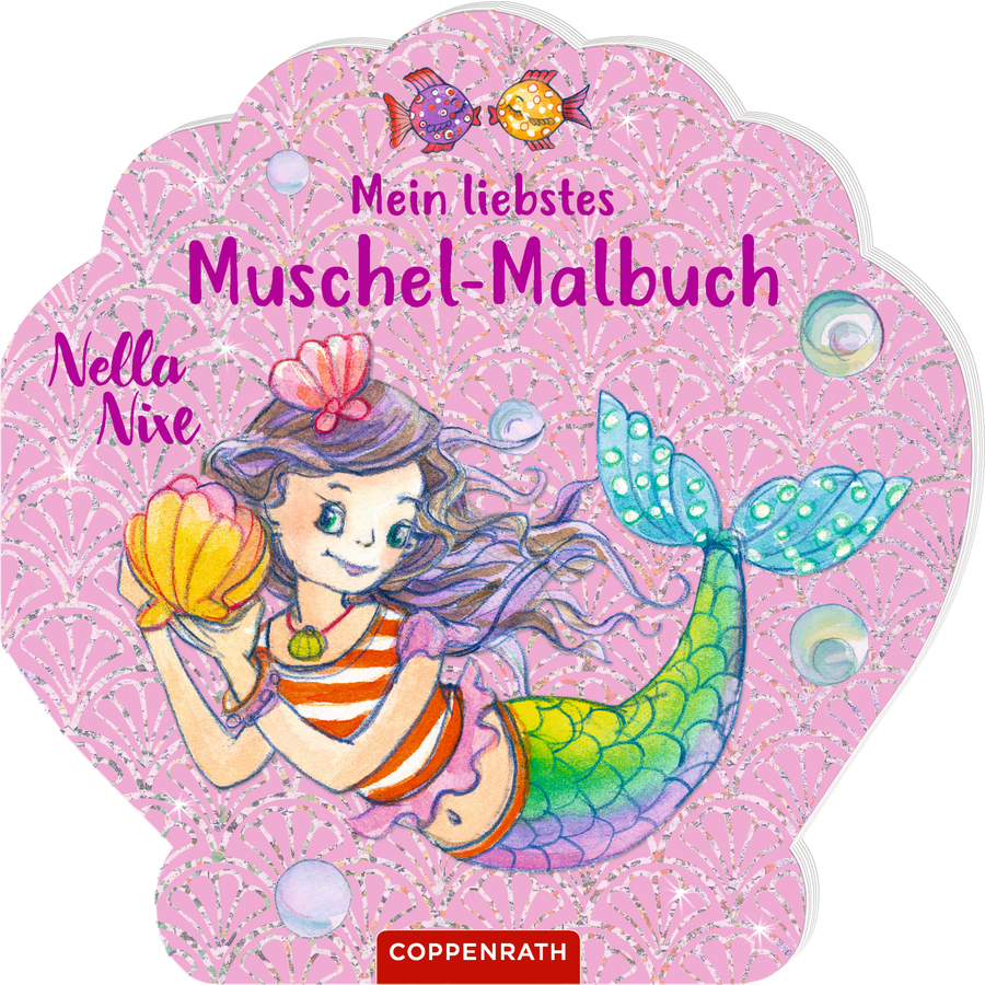 Coppenrath Nella Nixe: Mein liebstes Muschel-Malbuch