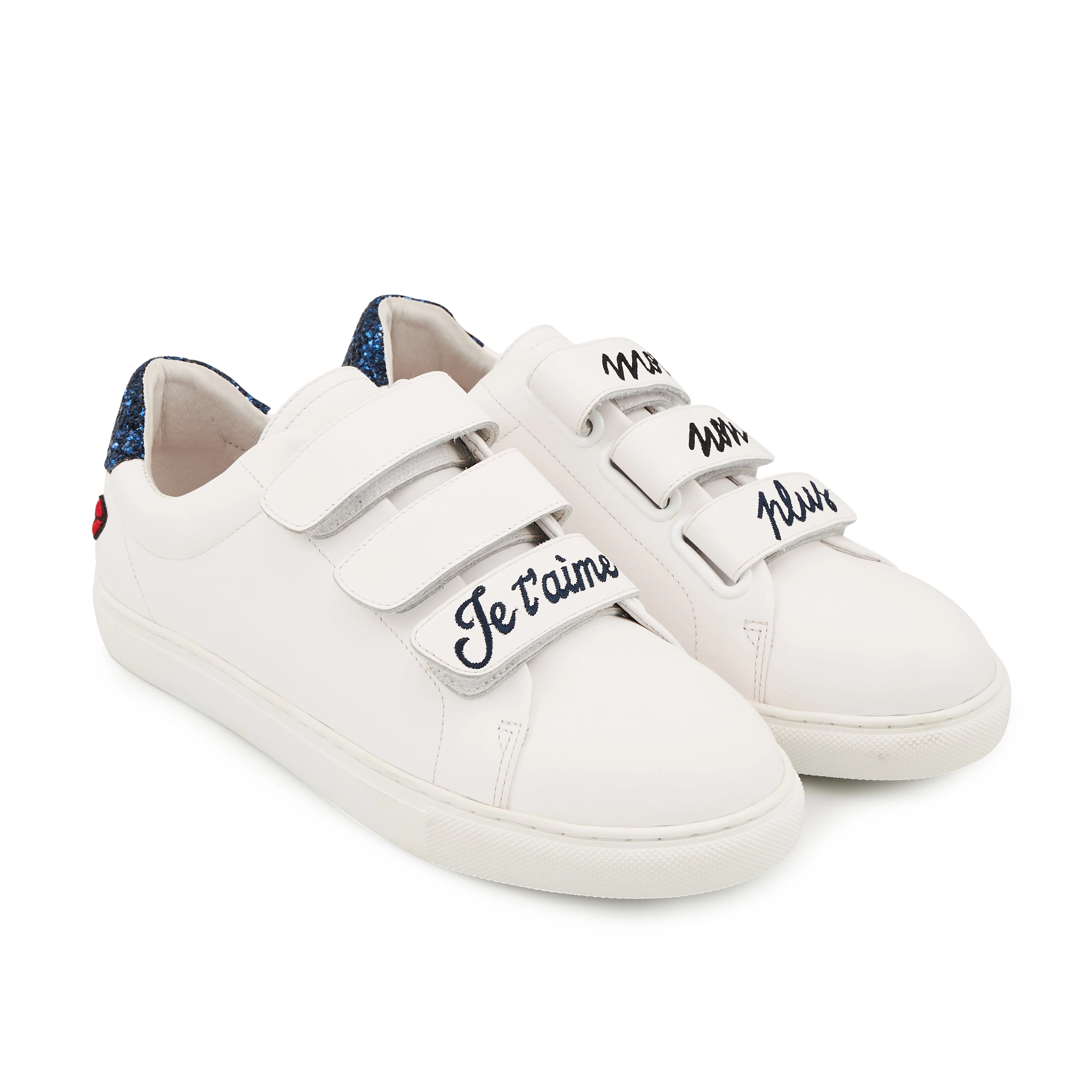 EDITH MOI NON PLUS - Sneakers en cuir | Blanc