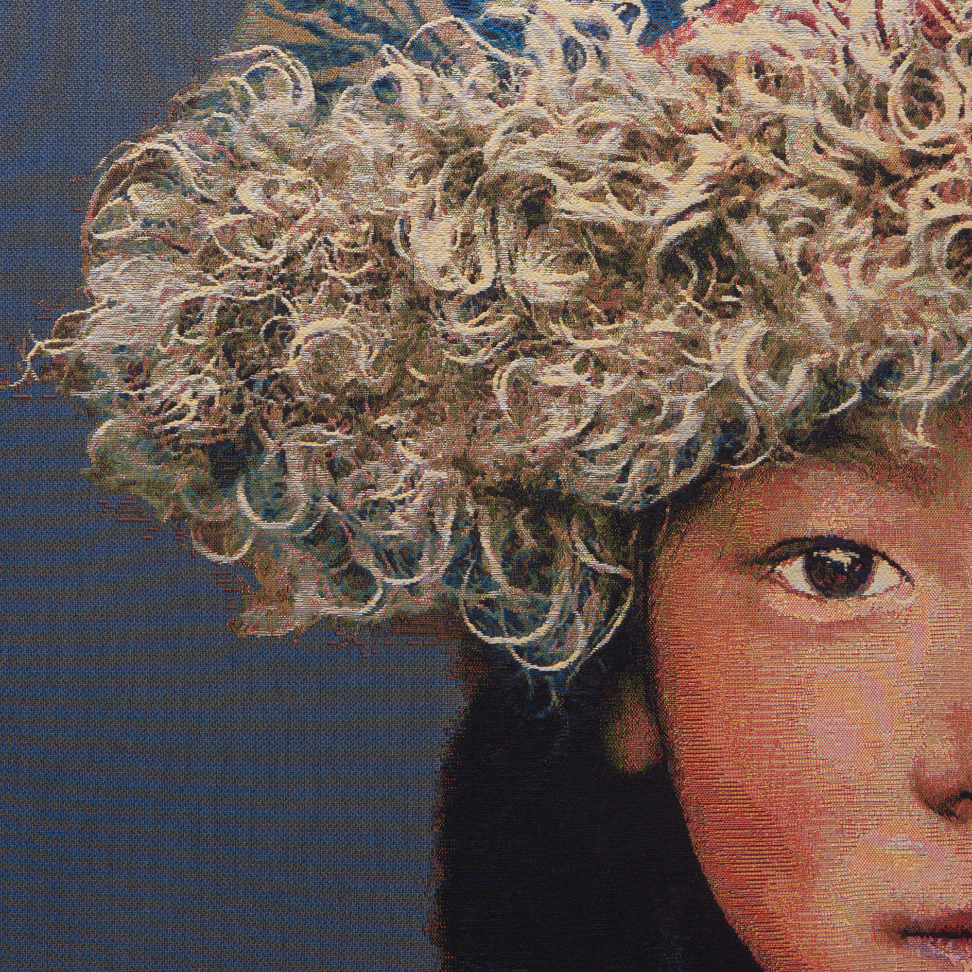 Geweven wandpaneel Tibetan Child 125 x 198 cm