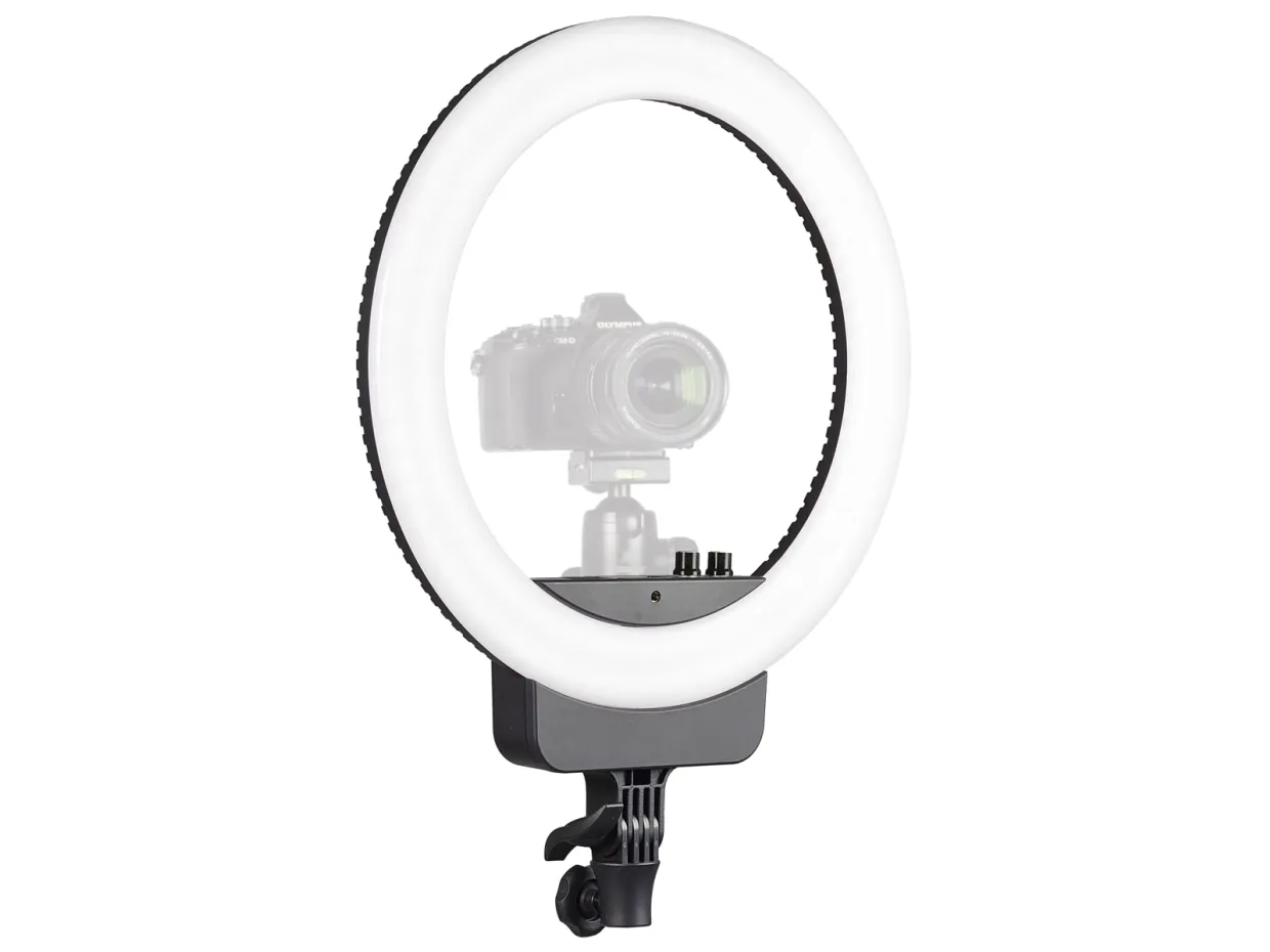 Nanlite Halo 16, LED, Hvid, 487 Lux, 3200 K, 5600 K, Sort