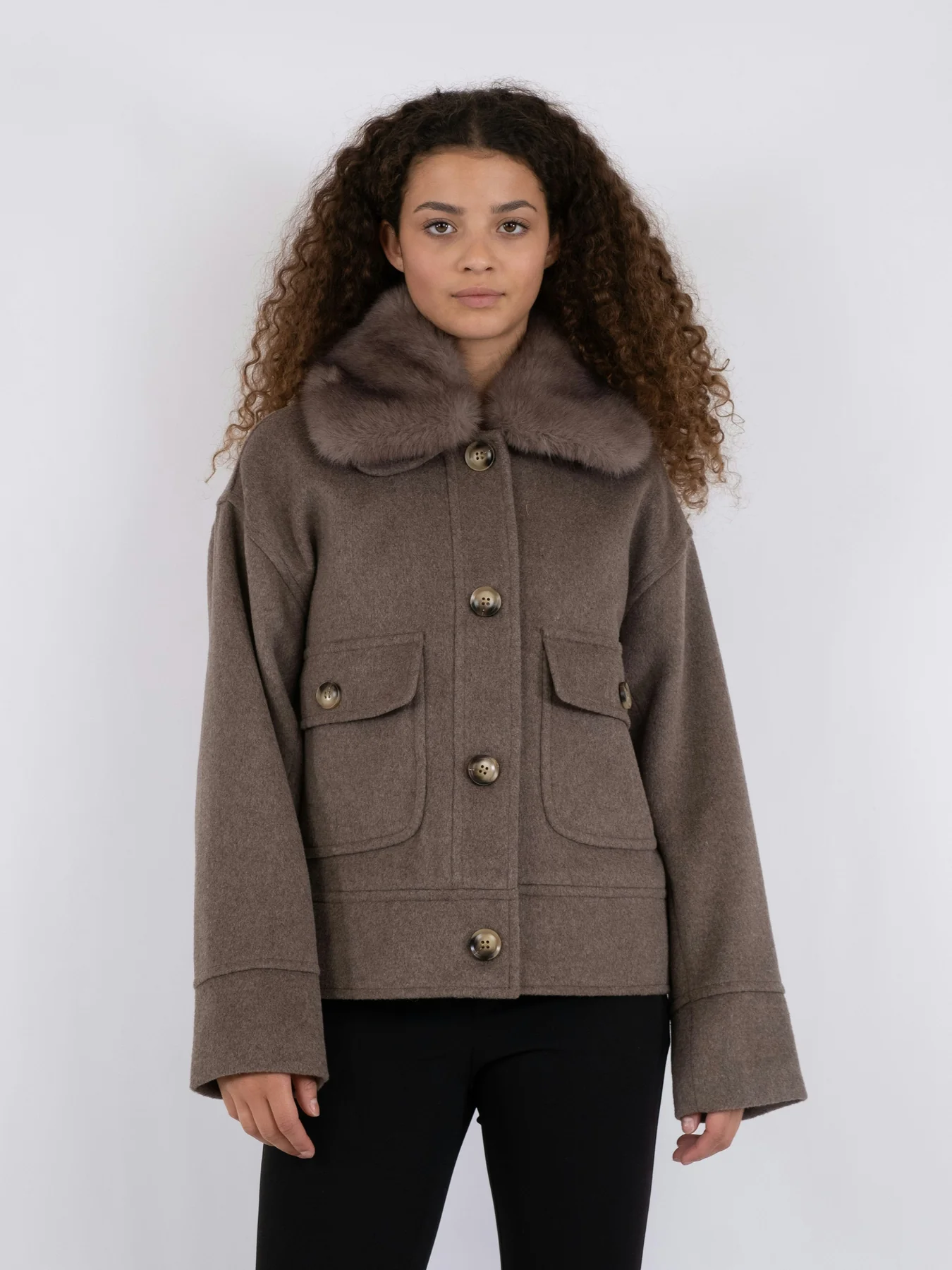 Neo Noir Pitti Wool Jacket iron