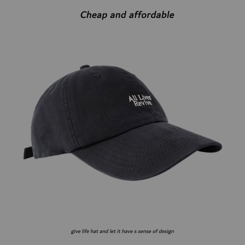 Alpha Kiss - Baseballpet met geborduurde letters
