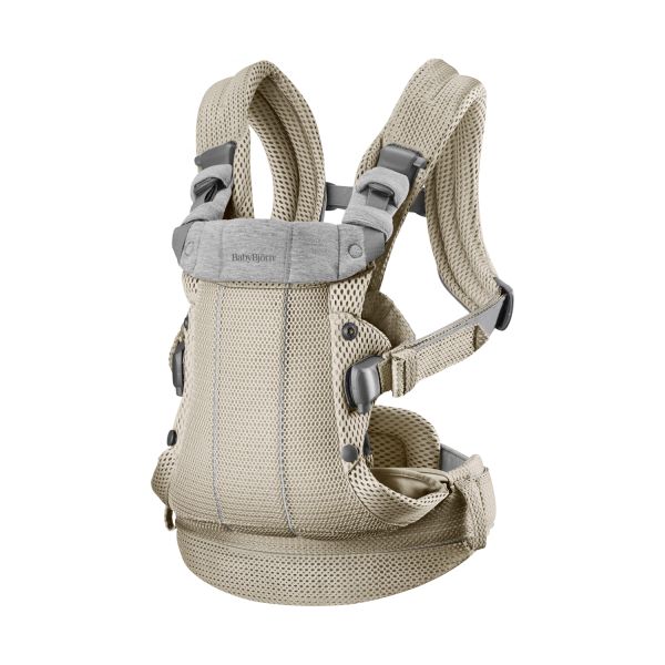 BabyBjörn Draagzak - Harmony - 3D-Mesh Grijsbeige