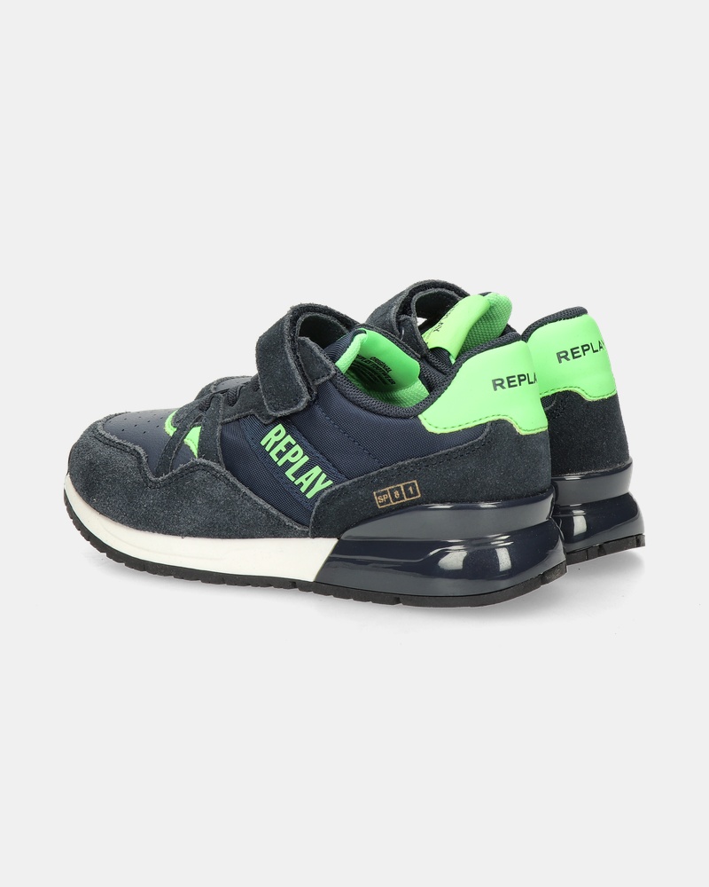 Replay Shoot Jr 3 Klittenbandschoenen  - blauw